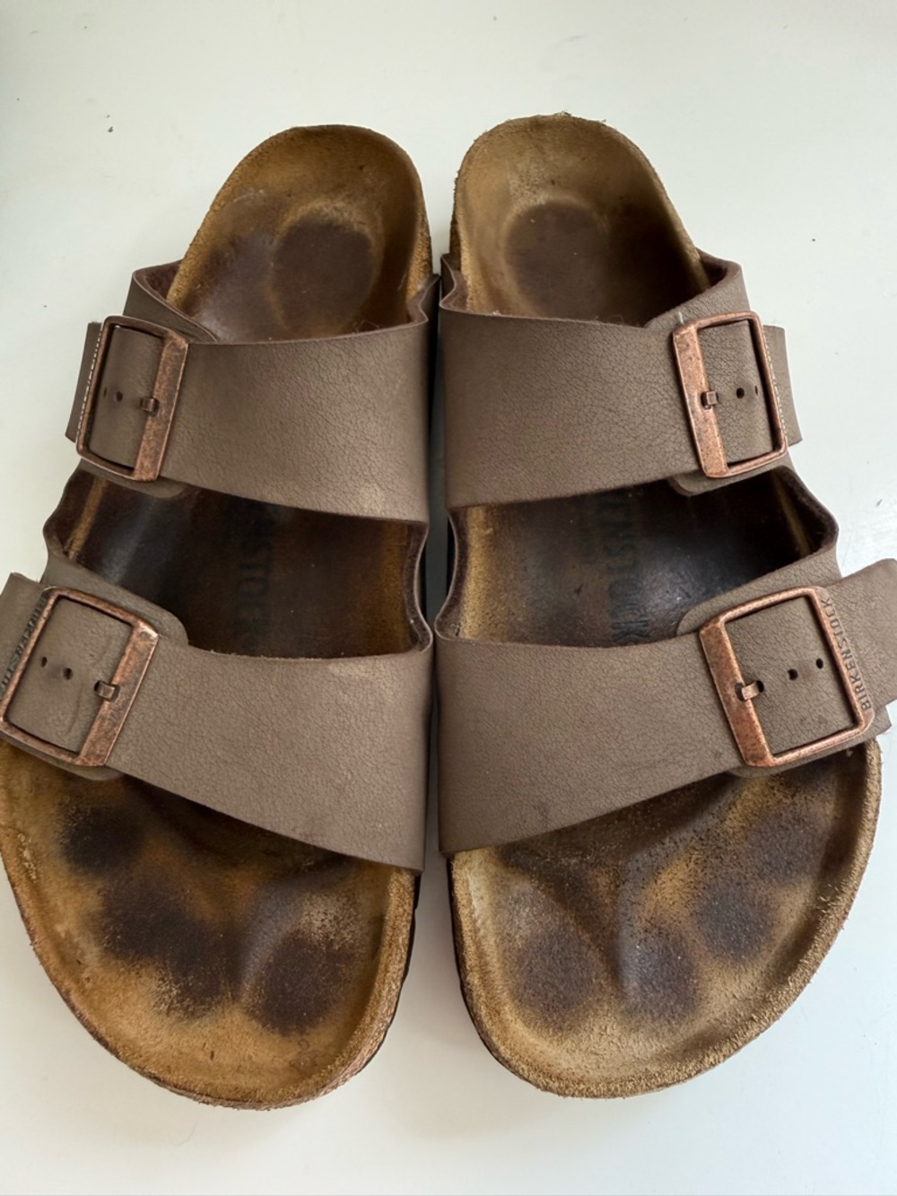 Birkenstock Arizona Brown Two-Strap Sandals - Picture 2 of 8